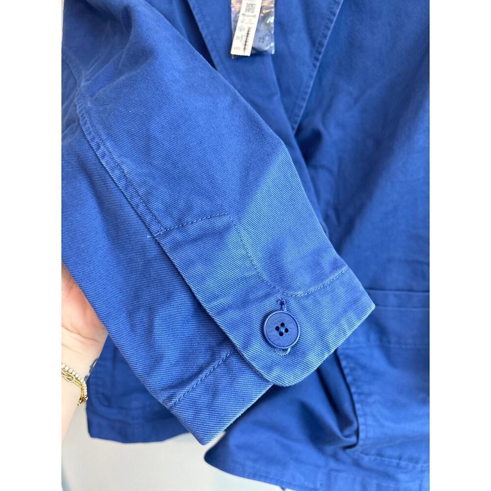NWT Madewell Crossover Oversized Blazer Chino In Bluestone Size XXS - Picture 6 of 7